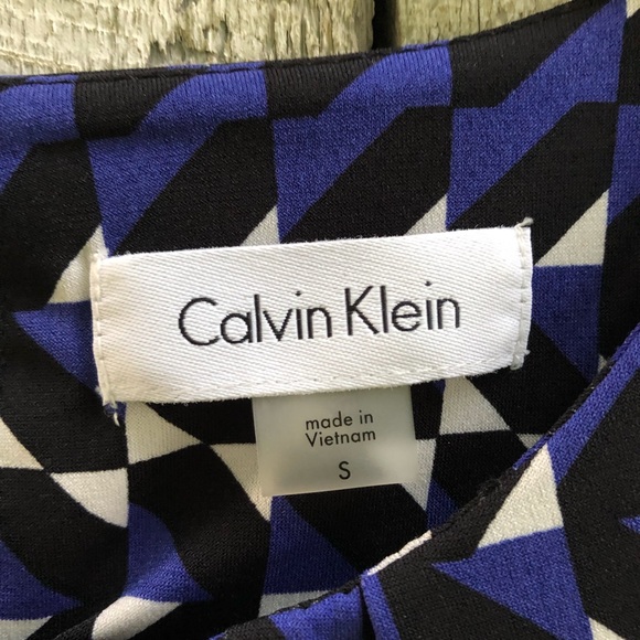 Calvin Klein | blue ruched neck tank top - Picture 5 of 5